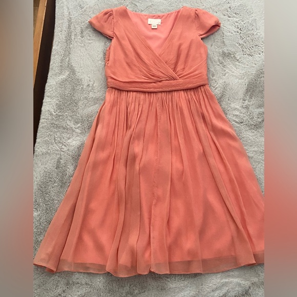 J.CREW Mirabelle lined Dress in Silk Chiffon | EUC - Picture 8 of 9